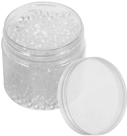 FONDOTIN 80g DIY Thermoplastic Beads Reusable Moldable Pellets for Crafts Repairs and Modeling Transparent Bottle of Versatile Polymorphs for Creative Projects
