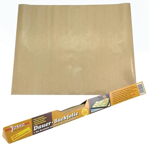 WIR24.TV 2X Antihaft Dauer-Backfolie (Größe je Backfolie: 40 x 50 cm) - Kein Einfetten, kein Ankleben - 1000x wiederverwendbar, hitzebeständig bis zu 260°