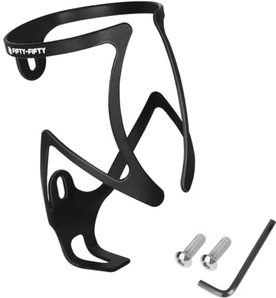 FIFTY-FIFTY Bike Water Bottle Holder, Aluminum Alloy Bicycle Bottle Cage