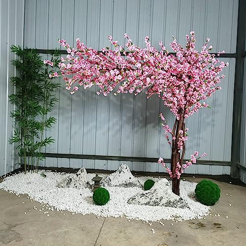 SayfuR Grande Plante, Arbres de Fleur de Cerisier artificiels Faux Arbres Arbre à la Main avec Base intérieur extérieur Home Office de fête de fête 2,3x1,5 m / 7,5x4,9ft