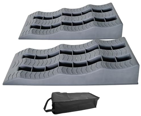 Cunei Per Ruote Per Auto, Di Livellamento Per Livellatore Per Rimorchio A 3 Fasi Da 2 Pezzi Per Ruote, Bloccaruote E Livellatori Per Rimorchio Di Livellamento Leggeri Per