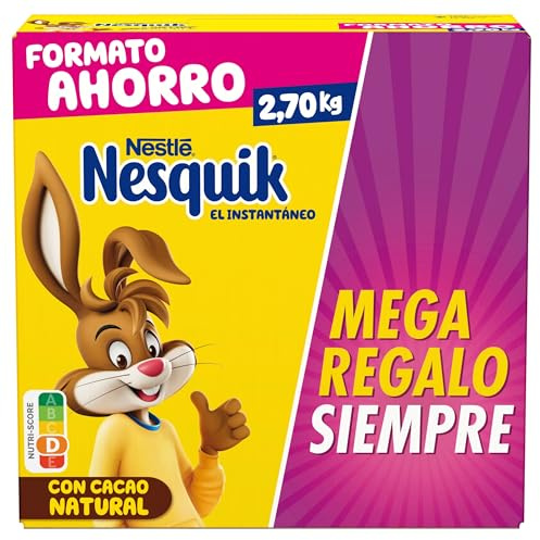 Nesquik NESTLÉ Instantáneo Cacao Soluble 2.7kg Estuche