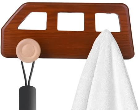 Porte-Manteau Mural Enfant Porte-Manteau Mural en Bois en Forme de Voiture