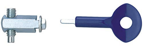 Yale P-122-SC Vis de fenêtre pour fenêtres à battant en Bois, balançoires de Verrouillage sur Un Cadre, gâche Fixe, Finition chromée