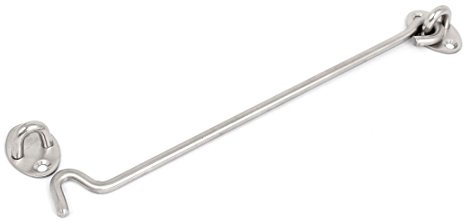 sourcing map 250mm lang Kabine Haken Ösenverriegelung schwenkbar Fenster mit Montageschraube