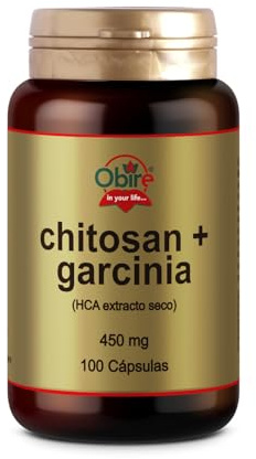 Obire | Chitosán y Garcinia Cambogia | 100 Cápsulas | 50 Días de Suministro