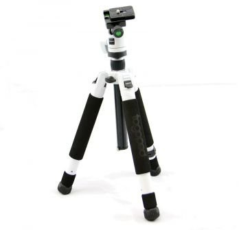 togopod Expedition ONE Stativ (Packmaß 30 cm, Arbeitshöhe 147 cm) weiß
