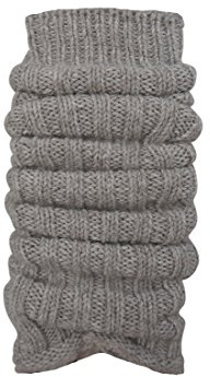 ch-home-design 1 Paar Grobstrick-Stulpe mit Alpakawolle Legwarmers für Teenager und DamenCH-354 (taupe)