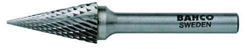 Bahco M1227M08X - Conical Rotary File with 12Ø mm Tip - Chopped Type-Mx