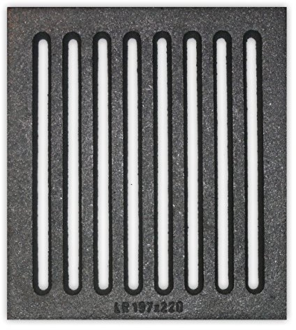 Liegerost 19,7 x 22 cm - Gussrost Ofenrost Ascherost Tafelrost Kaminrost Premiumqualität