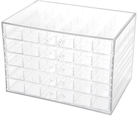Nail Art Aufbewahrungsbox,120 Grids Nail Decoration Sequence Organizer Sortierbox Sortimentskasten Storage Box für Diamond Painting,Nagel, Nail Art, Schmuck, Perlen, Strass, Pillen,DIY Kunsthandwerk