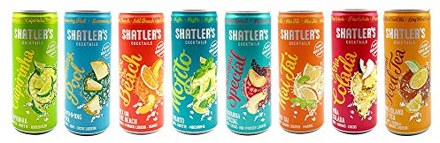 Shatlers Cocktail 8 versch. Sorten Long Island Iced Tea Havanna Special Pina Colada Sex on the Beach Mojito Mai Tai Swimmingpool Caipirinha je 0,25L (10,1% Vol) ink. Pfand EINWEG- [Enthält Sulfite]