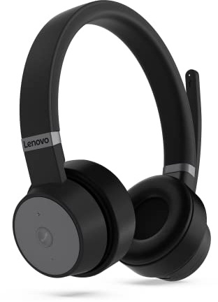 Lenovo Go Wireless ANC Negros Auriculares Inalámbricos con Cancelación de Ruido