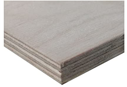 Birch Plywood 18 mm BB/BB Grade Baltic Ply Sheets Cut Sizes Hardwood Boards (3x4 ft (915 x 1220mm))