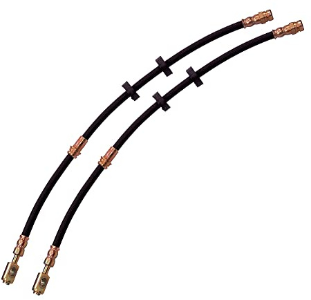 ATEC Germany 2x Bremsschlauch vorne Länge 522mm ohne Holschraube | Kompatibel mit: SEAT CORDOBA, IBIZA III, SKODA FABIA I, FABIA I Combi, FABIA I Praktik, FABIA I Stufenheck, FABIA II