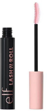 e.l.f. Lash 'N Roll Mascara, Curling Mascara For Visibly Lifted Lashes, Lifts & Separates Lashes. Long-Lasting Formula, Vegan & Cruelty-Free, Deep Brown