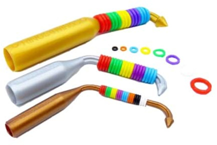 Hemel Starterkit: Ringpistole + 16 Ringe in 8 Farben (8 mm)