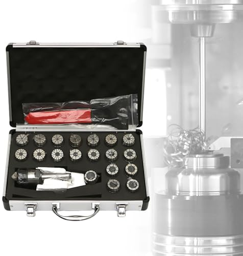 Spannzangenfutter, Spannzangen, Spannzangen-Set, Legierter Stahl, CNC Werkzeug, 1-20mm Spannbereich, Für MT2 ER32 M10 Spezialmaschine, Federstahl