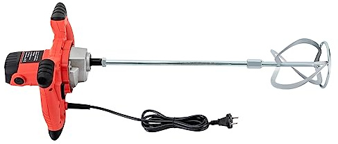 1500W Rührwerk Rührgerät Mörtelrührer Handmischer Beton Rührer 220V für Werk,Handrührgeräte Mischer, Betonrührer Rührer für Mörtel