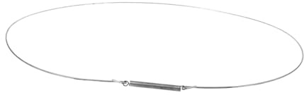 Pince à Ressort Acier Inoxydable pour Joint de Porte de Lave-linge 32 Cm | Pièce de Rechange Argentée, Production Précise, Forte Fiabilité, Installation Facile, pour Machine à Laver