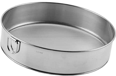 BRIGHTFUFU Edelstahl Mehlsieb Mit Feinem Mesh Zum Sieben Von Mehl Und Gewürzen Tragbar Und Robust Für Küche Restaurant Und Bäckerei