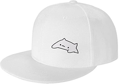 Baseballkappe Süße Bongo-Katze Freizeit Mütze Verstellbar Hip Hop Sonnenmütze, Für Damen, Herren, Laufender, 55-59cm