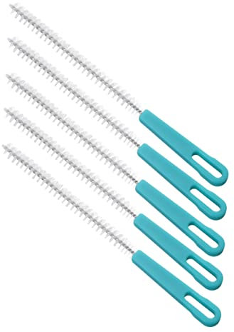 Holibanna 5piezas Cepillo Para Raíz De Loto Cepillo Para Pajita Para Beber Boquilla Para Tetera Limpiador De Espacios Estrechos Para Limpieza De Orificios
