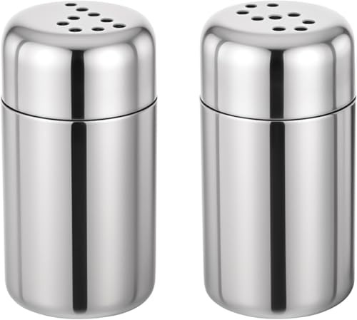 2 Stück Pfeffer Spender Mit Rotierenden Deckel Mühelos Nachfüllsysteme Für Professionelle Köche Professionelle Köche Gewürze Tool, Mini Salzstreuer für Brotdose, Bento Box, Büro, Camping