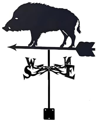 PLCPDM Wetterhahn In Schweineform Für Den Außenbereich Gut Sichtbare Windfahne Einfache Für Die Garten Und Hofdekoration Freien