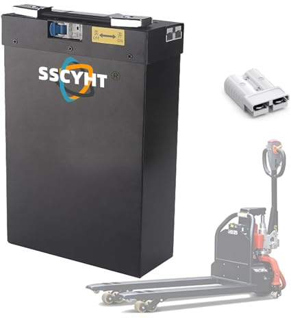 SSCYHT Batterie de Remplacement au Lithium 24 V 35 Ah pour Chariot élévateur électrique CBD15J-LI (kit Moteur de transpalette électrique).