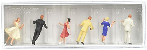 Preiser 10120 Couples Dancing 3 Couples HO Scale Figure