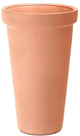 Prosperplast Maceta Classic Tower 20l., con depósito, Dimensiones (mm) 300x300x500, Color ladrillo
