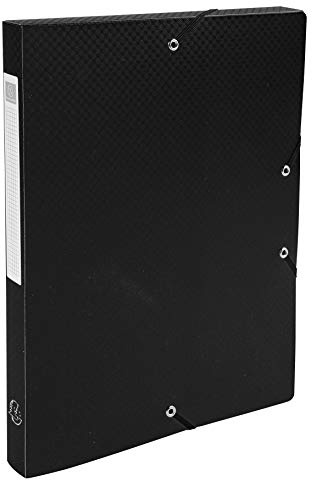 Exacompta Archivbox PP Opak A4 Rücken 2,5 cm schwarz