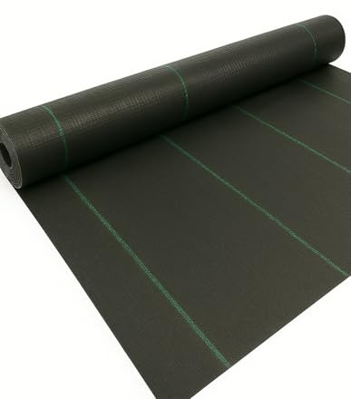 Jardin202 - Malla Antihierbas (Negro) 120gr | Resistente Estabilizada UV | Malla contra Las Malas Hierbas | 2 x 100 m -