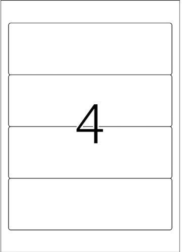 Herma 8620 SuperPrint-Ordneretikett - A4, weiß, 192x61 mm, permanent, 40 Stück; Packungsinhalt: 40 Stück