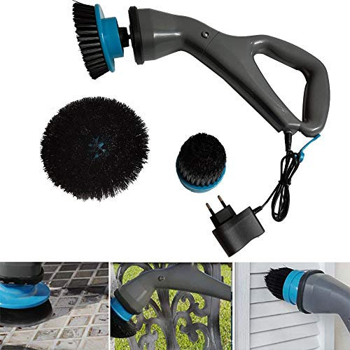 OISE ART STORE Trade Shop - Spazzolone Spazzola Rotante Cordless Ricaricabile per Pulizia di Ogni Superficie