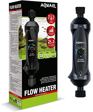 AQUAEL Flow Inline - Riscaldatore per Acquario, 300 W