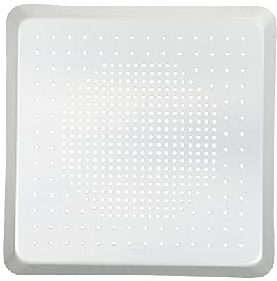 HEMOTON 1pieza Bandeja De Hornear Pizza Cuadrada De Inoxidable De Resistente Altas Temperaturas Para Hornear Pizza Pancakes y Pasteles Fácil De Limpiar Desmoldeo