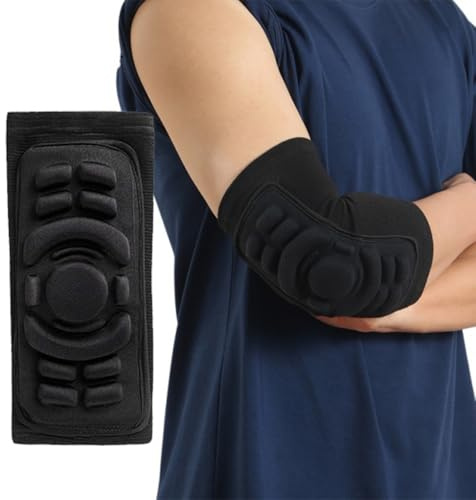 LATRAT 2 stycken armbågsskydd skydd mountainbike cykling ridning armbågsskydd, armbågsskydd eller armbågsskydd för cykling ridsporter svart