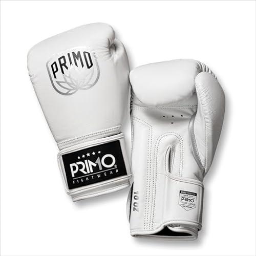 Primo Emblem 2.0 White Seraph Boxhandschuhe - Echtes Leder - Weiß - 12 oz