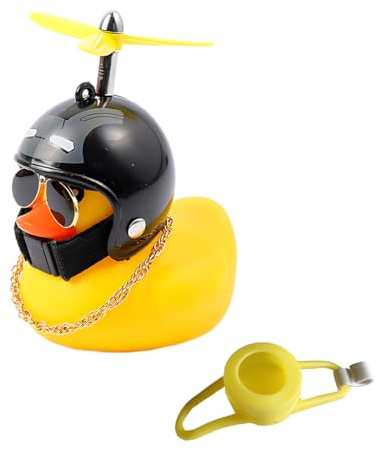 LuLiyLdJ Gelbe Ente Fahrradklingel, Fahrradklingel Kinder, Fahrradhupe Kinder, Fahrradklingel Kinder Jungen, Fahrradhupe Lustig, A