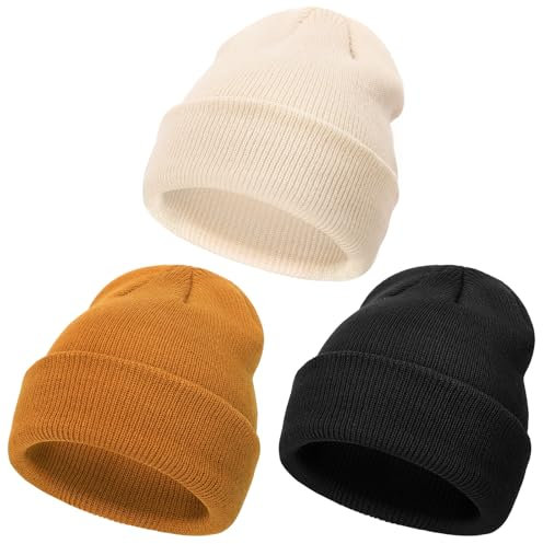 DRESHOW Kleinkind Beanie Kinder Wintermützen Kinder Weich Stricken Unisex-Mütze für Baby Jungen Mädchen Warm Mütze Mützen für 2-6 Jahre
