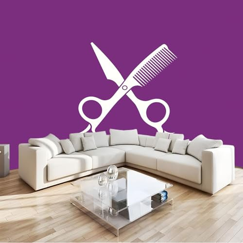 Moda Art Papel Tapiz Tijeras Sencillas Moradas Arte 3D Mural De Papel Pintado 300x210 cm Fotomural Decoración De Papel Tapiz Fondo de Pared de Tv de Fotografía