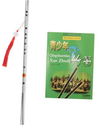 G‑stimm Dizi Flöte aus Edelstahl, Traditionelles Chinesisch | Silber, für Anfänger und Technische Musiker, Ensemble Spiel, Formbeständig