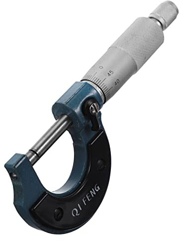 JUMPLAWN Portable High Precision 0-25mm Spiral Micrometer Screw outside Measuring Tool for Physical Experiments and Precision Measurement