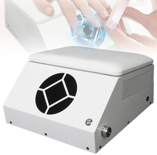 BDJSN Aspirador De Polvo De Uñas Profesional, Potente Aspirador De Uñas De 120 W con Filtro Extraíble, Potencia De Succión Ajustable De 4100 RPM, para Decoración De Uñas, Centros Comerciales, Hogar