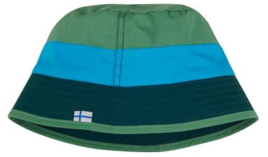 Finkid Lasse Kinder Fischerhut mit UV-Schutz 50+, Colorblocking-Design, atmungsaktiv, schnelltrocknend, PFC-frei, ideal für Sommer & Outdoor