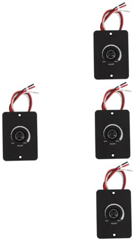 GETAJGHSD 4pezzi Interruttore Per Camper e Barche Regolatore Luminosità Design Versatile Illuminazione Led