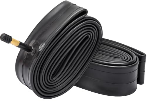 YunSCM 2PCS 700x35C/38C/40C/42C/43C Bike Tubes AV48mm Schrader Valve 35/43-622 Inner Tube 700C Bicycle Tubes Compatible with 700 x 35C/700x38c/700x40c/700x42c/700x43C Road Gravel Bike Tyre Tubes