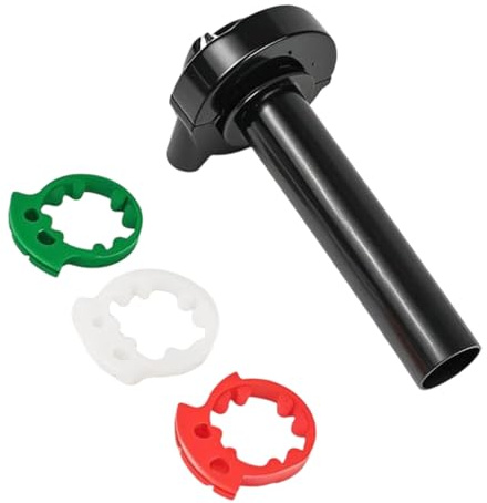 YUNGLOO Mango ergonómico antideslizante para manillar de motocicleta de alto rendimiento, mango del acelerador, pieza de modificación de bicicleta, adaptador de manillar de motocicleta